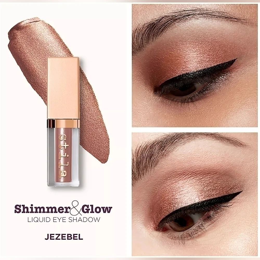 Stila Shimmer & Glow Liquid Eye Shadow 4.5ml  SHADE JEZEBEL  NIB 💄💋